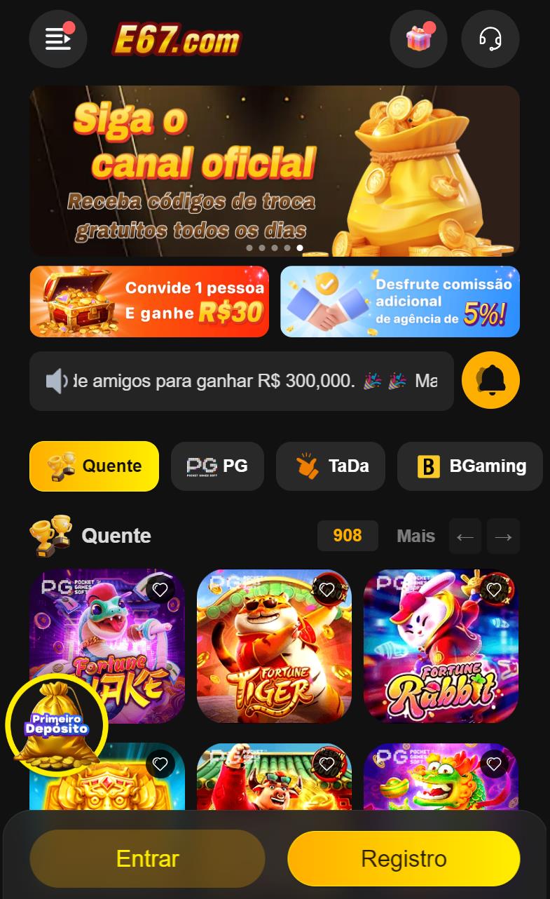 e67.Com - Caça-Níqueis Online Cassino